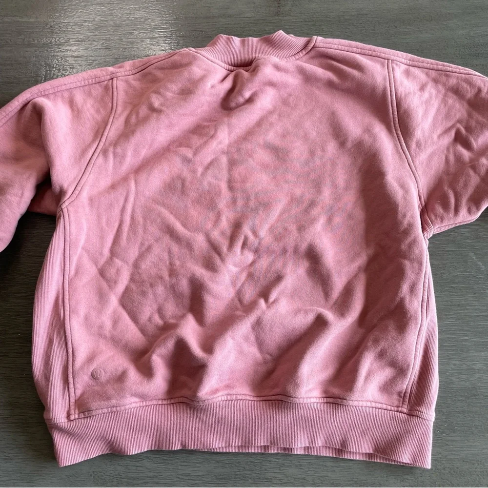 Lululemon Chill On Pullover Quicksand Pink Mauve Sweatshirt 6